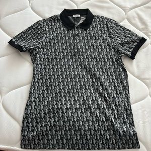 Mens black and Grey shirt